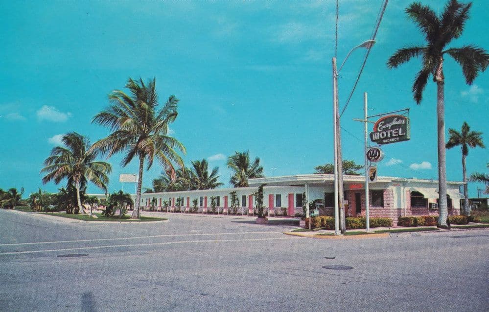 The Everglades Motel Homestead Florida USA Postcard
