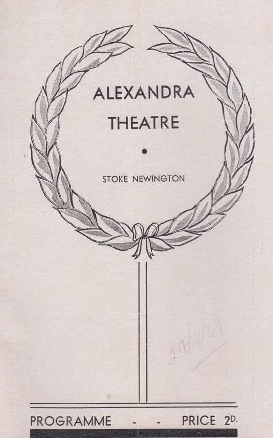 The Fanatics Philip Weathers WW2 Comedy Stoke Newington London Theatre Programme