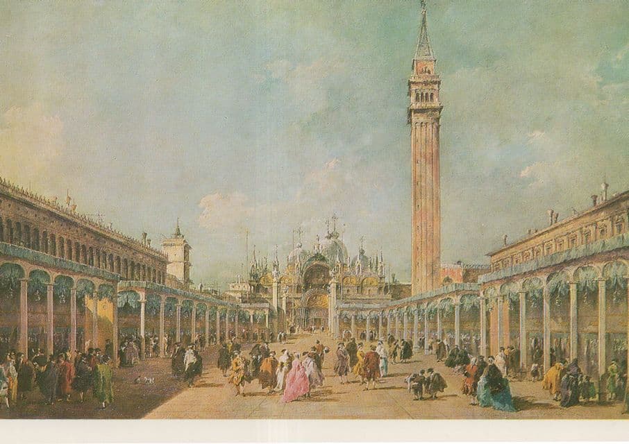 The Feast Of The Ascension In St Marks Painting Postcard