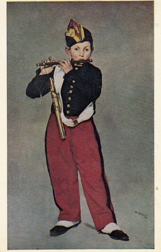 The Fifer Edouard Manet Medici Painting Postcard