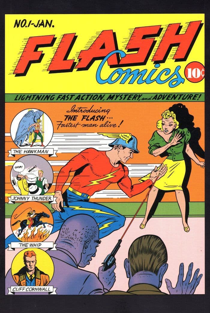 The Flash Comic Books DC Issue One 1 Comics Book Postcard