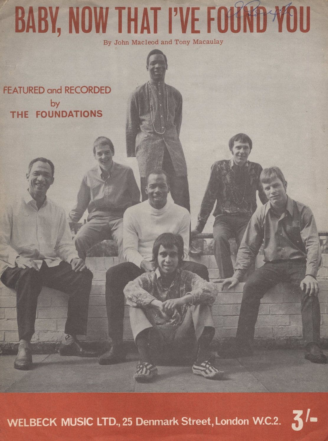 The Foundations Baby Now That I've Found You Sheet Music