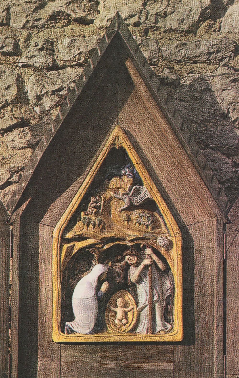 The Friars Aylesford Kent The Joyful Mystery Nativity Postcard