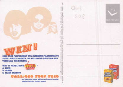 The Grahams V2000 Festival Advertising Competition Postcard