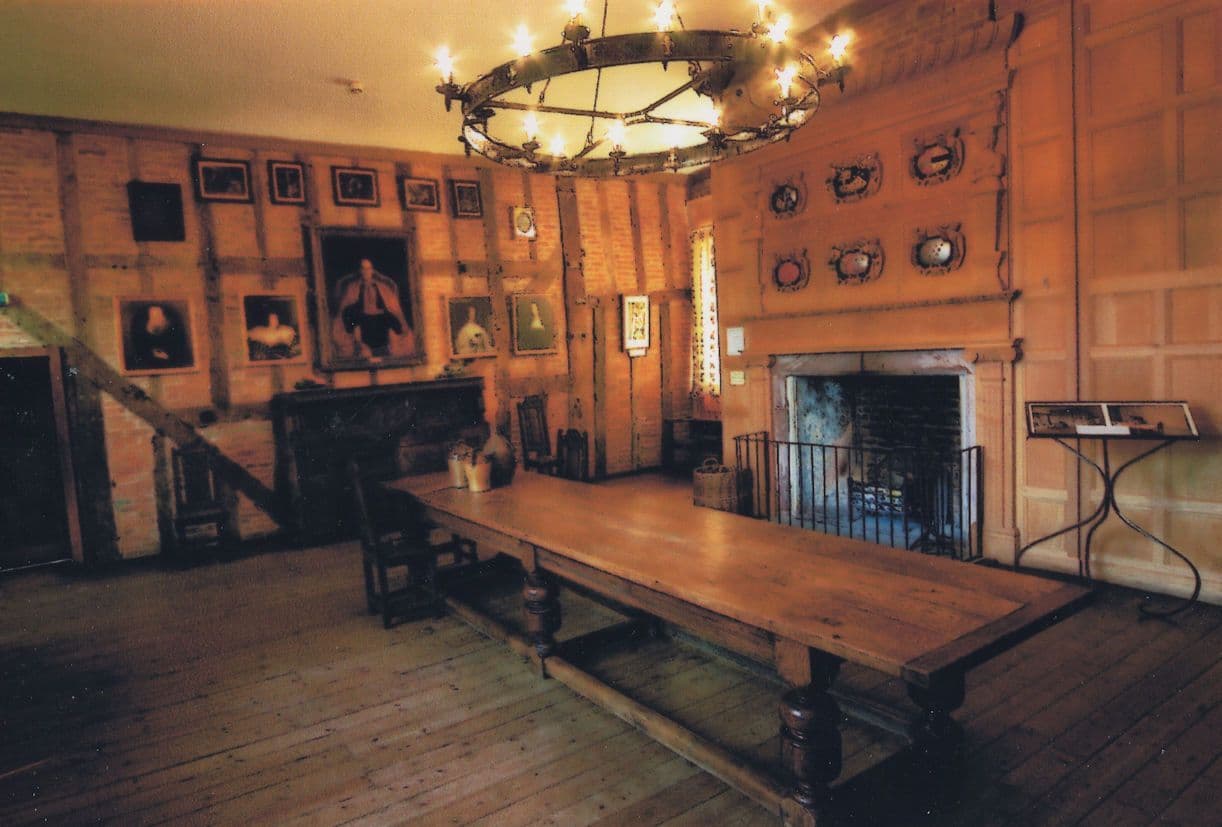 The Great Chamber Harvington Hall Worcester Postcard