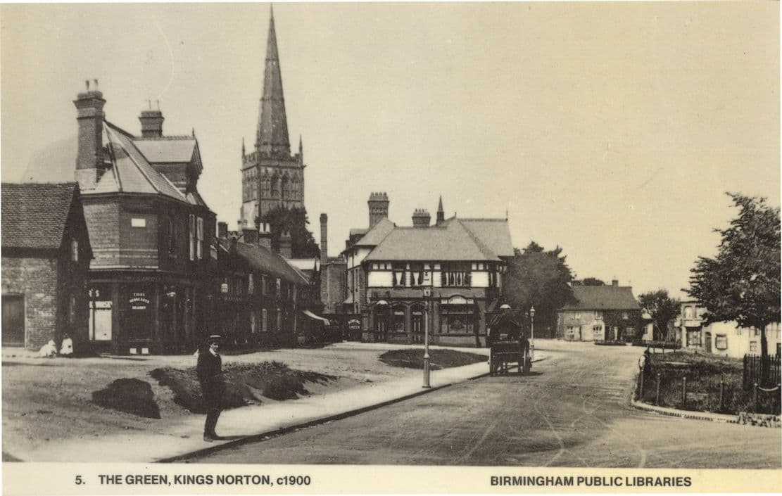 The Green Kings Norton Birmingham 1900 Rare Photo Postcard