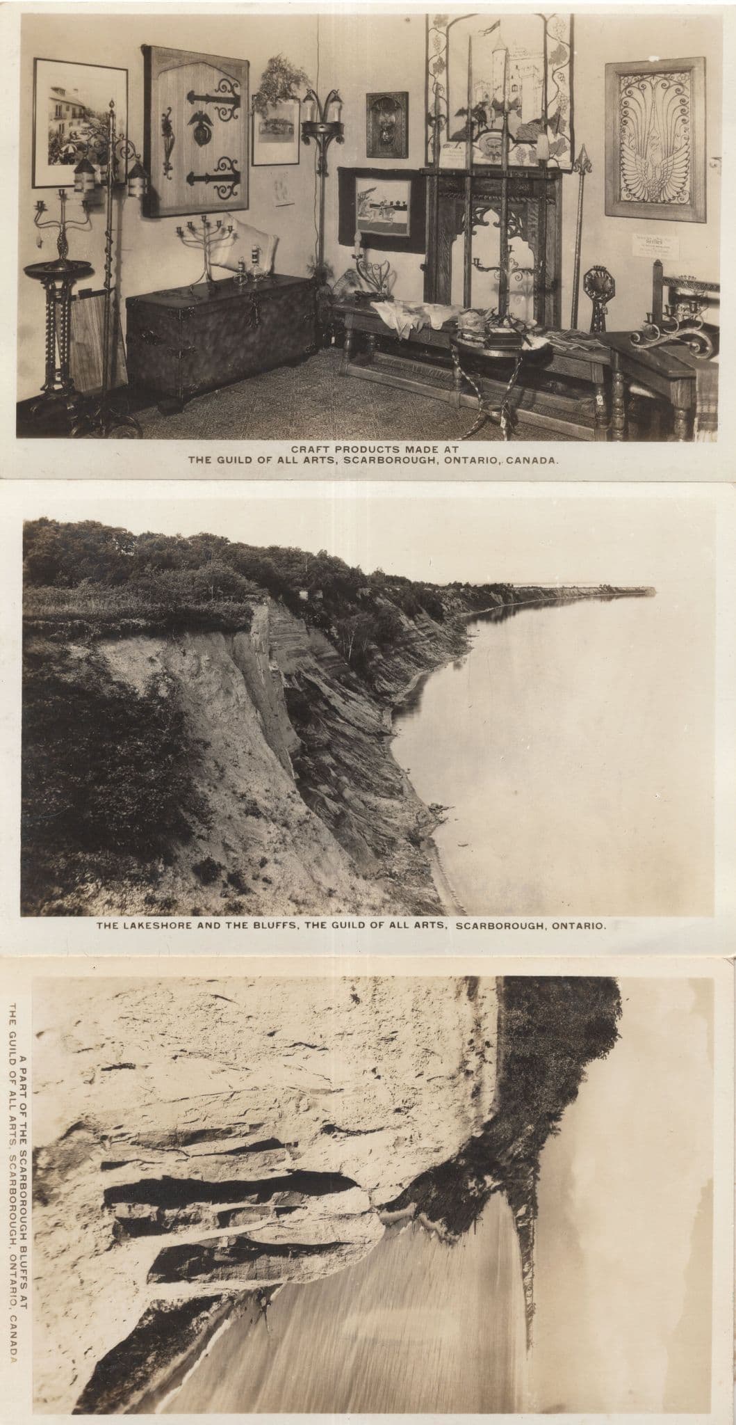 The Guild Of All Arts Scarborough Ontario Canada 3x Postcard s