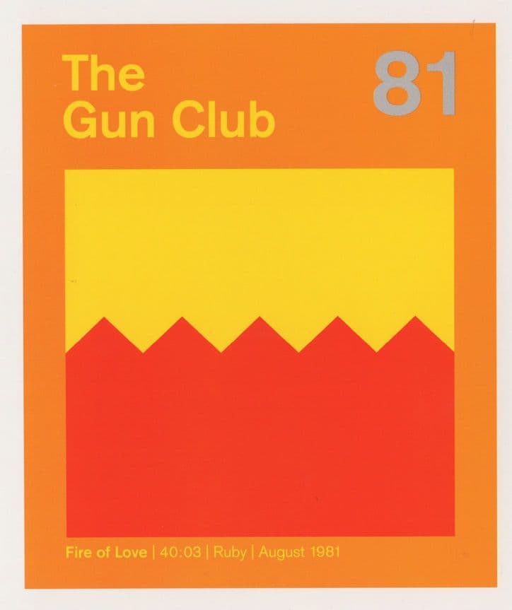 The Gun Club Fire Of Love Rockabilly Punk Rock 1981 LP Postcard