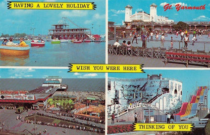 The Harry Worth 1970s TV Show at Great Yarmouth Pier Norfolk Postcard