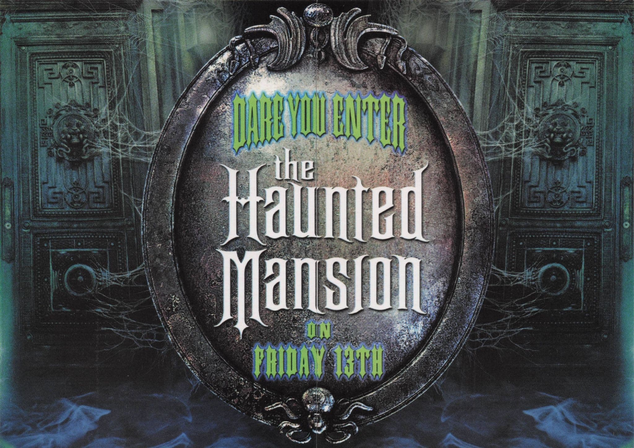 The Haunted Mansion Gatefold Film Opening Premiere Postcard