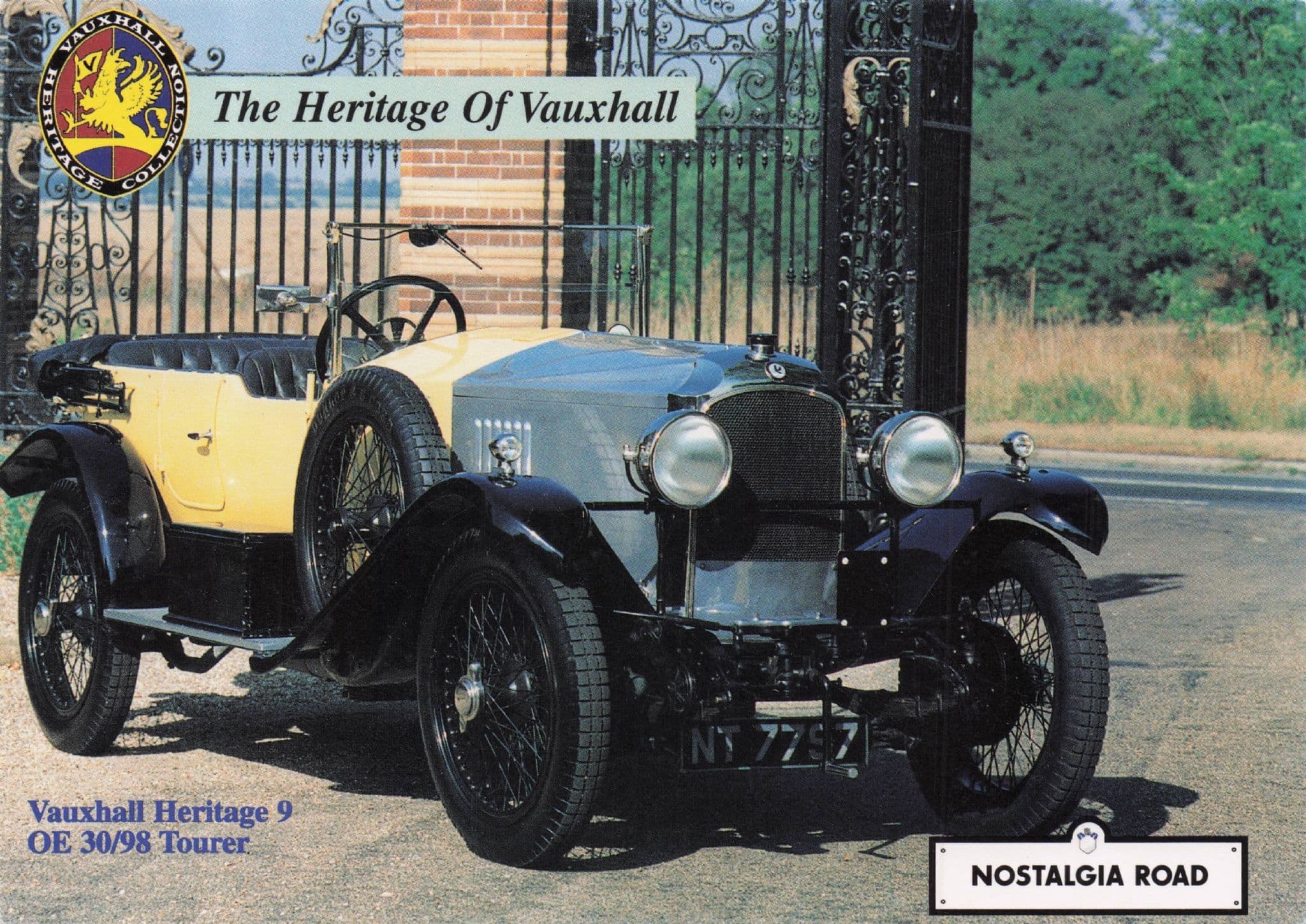 The Heritage Of Vauxhall Road 9 OE 30/98 Tourer Car Postcard