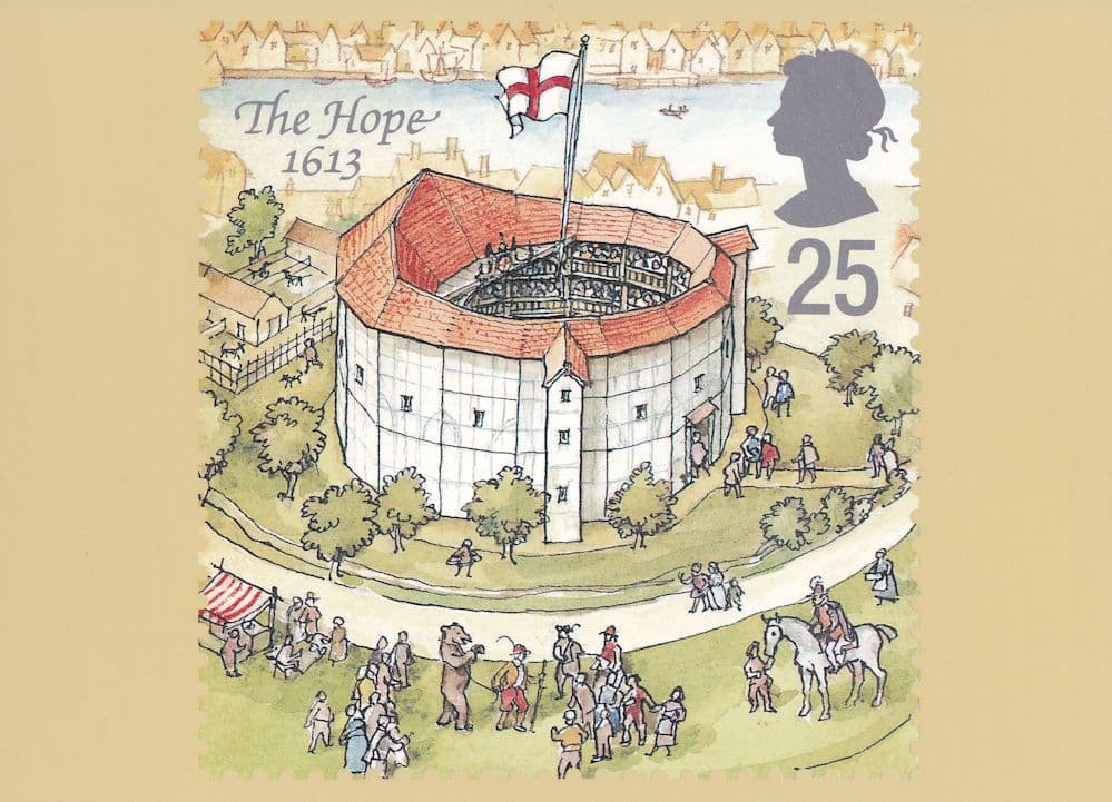 The Hope in 1613 Shakespeare Globe Limited Edition Postcard