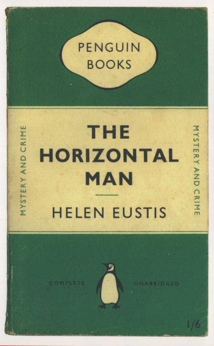 The Horizontal Man Helen Eustis 1949 Book Postcard