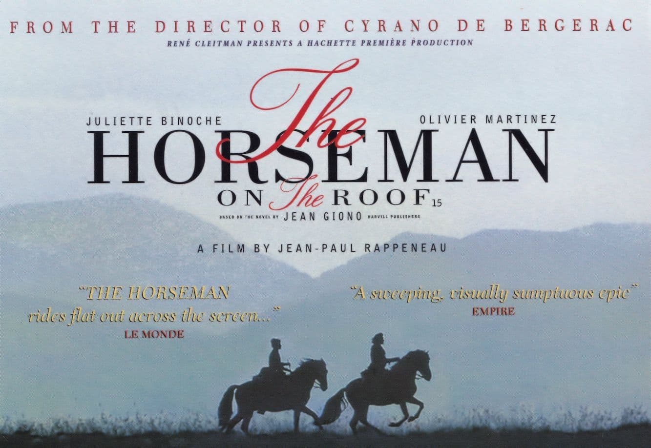 The Horseman On The Roof Juliette Binoche Olivier Martinez  Film Gala Postcard