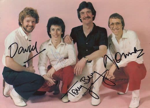 The Houghton Weavers MULTI Folk Rock Large 10x8 Hand Signed Photo