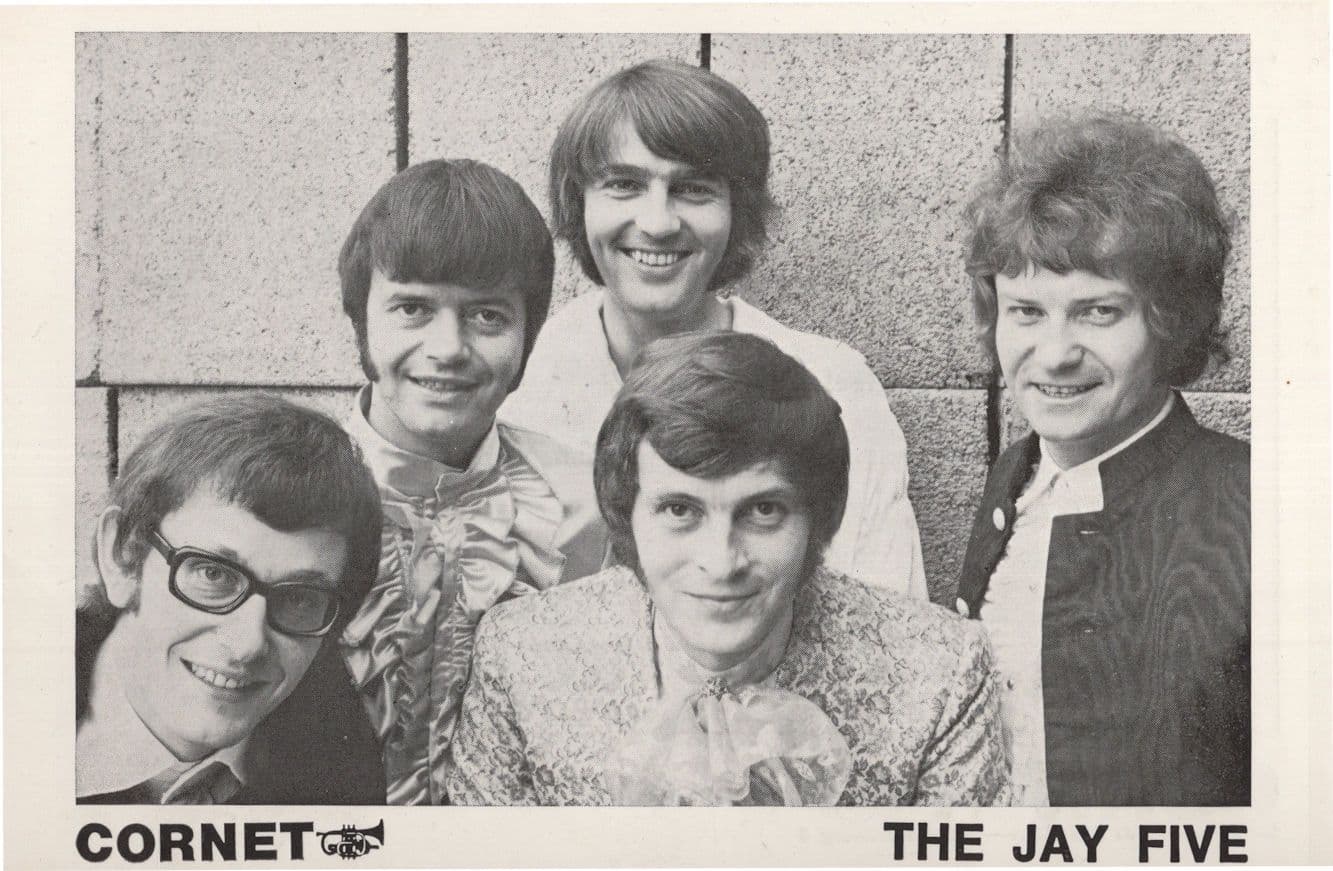 The Jay Jolly Five German 1960s Beat Band Cornet Records Rare Photo Card