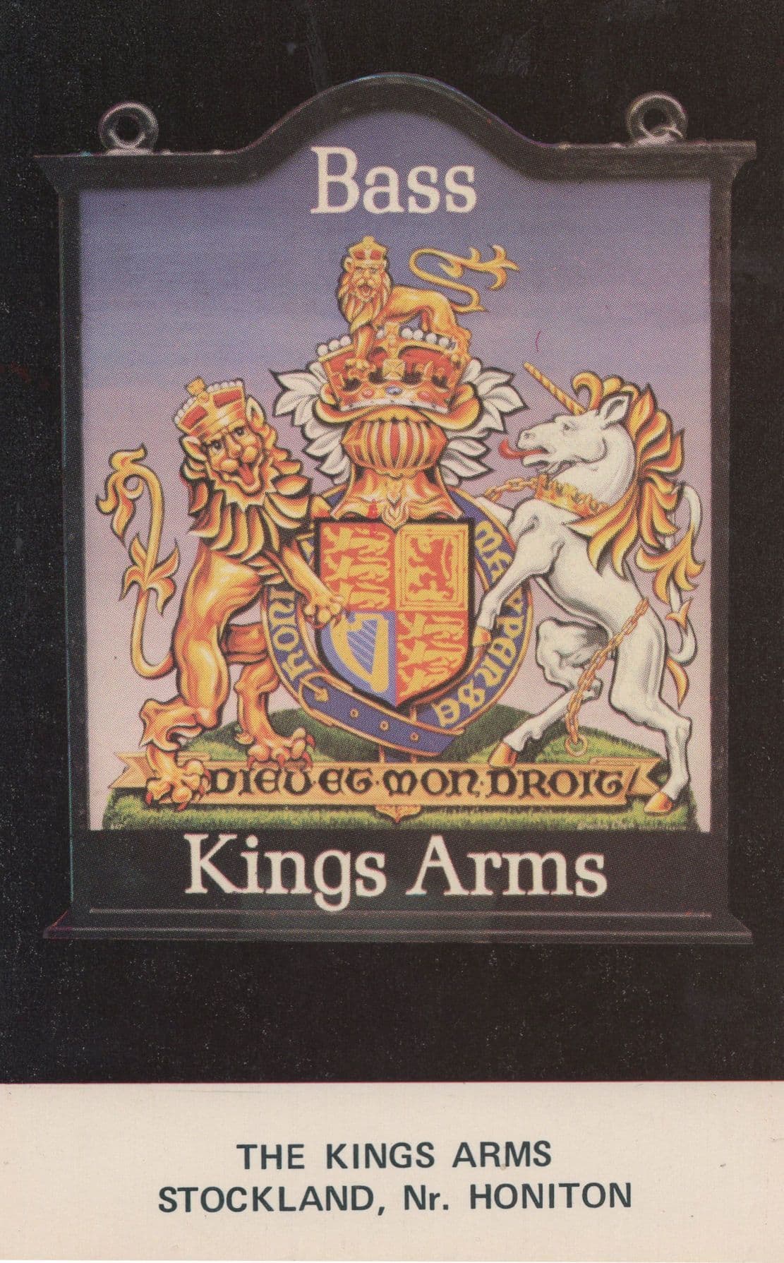 The Kings Arms Stockland Honiton Devon Pub Inn Postcard