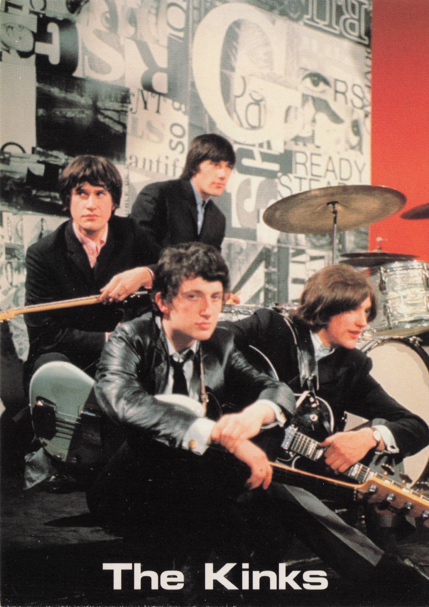 The Kinks Ray Davies in 1960s Music Group Rare Reflex Photo Postcard