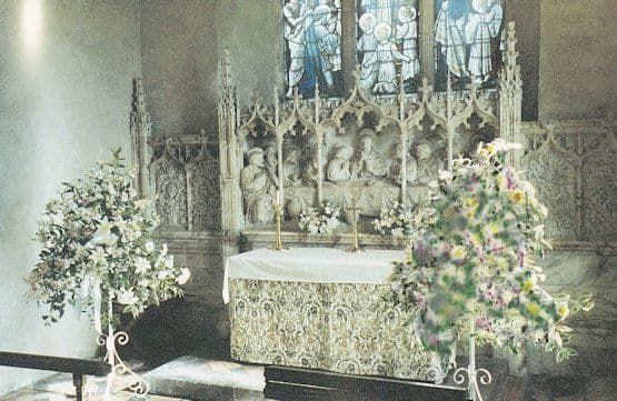 The Last Supper Christian Painting Warham All Saints Church Norfolk Postcard