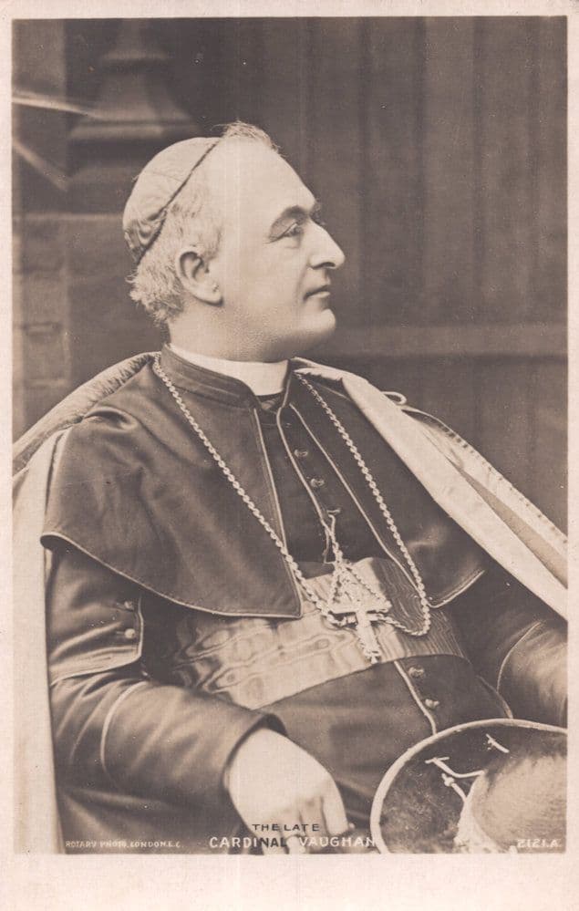 The Late Cardinal Vaughan Old Christian Leader Postcard