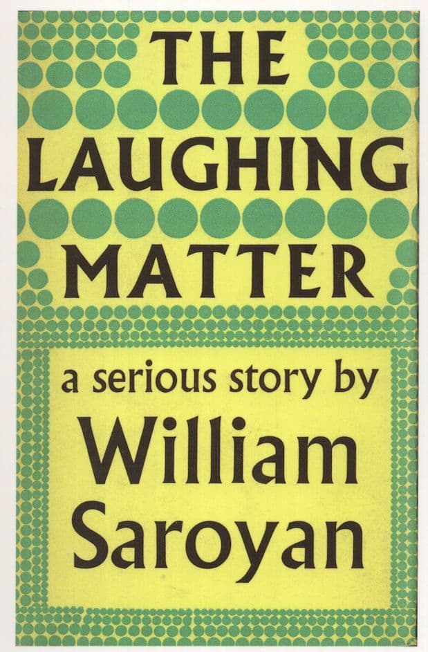 The Laughing Matter William Saroyan 1954 Book Postcard