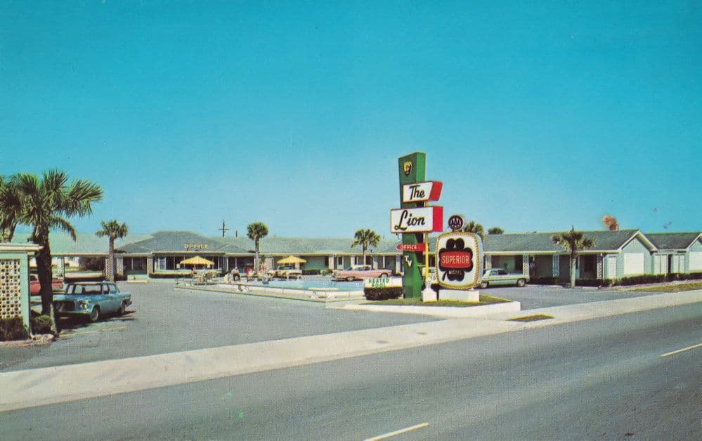 The Lion Motel St Augustine Florida USA Postcard