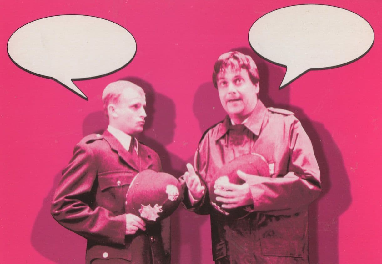 The Lying Kind Theatre Play Policeman Anthony Nelson Postcard