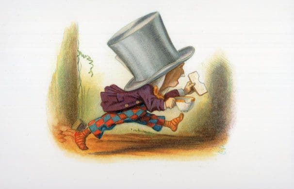 The Mad Hatter's Tea Party Alices Adventures In Wonderland Postcard