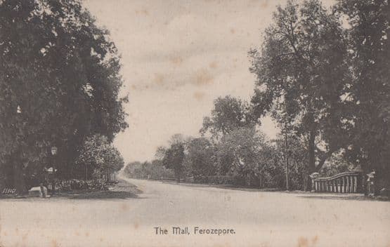 The Mall Ferozepore India Postcard