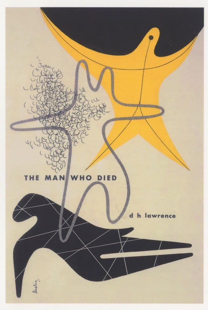 The Man Who Died DH Lawrence 1947 Book Postcard