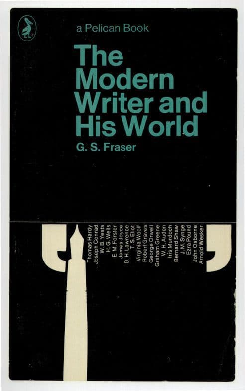 The Modern Writer & His World GS Fraser 1964 Book Postcard