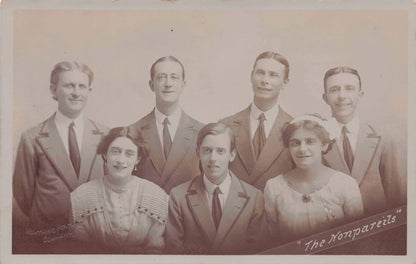 The Nonpareils Worthing Sussex 1911 Rare Theatre Postcard