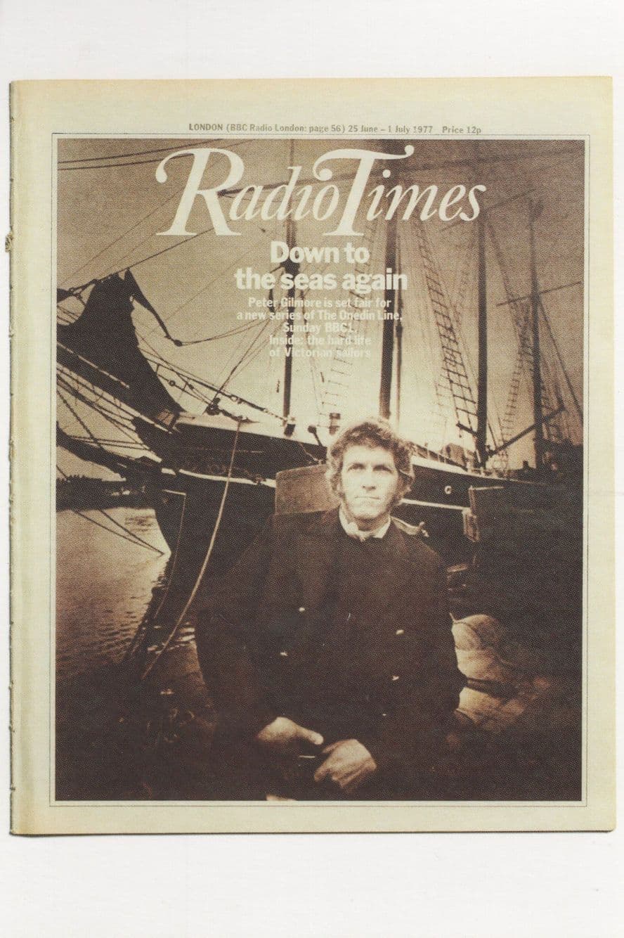 The Odenin Line Peter Gilmore BBC TV Show Radio Times Postcard