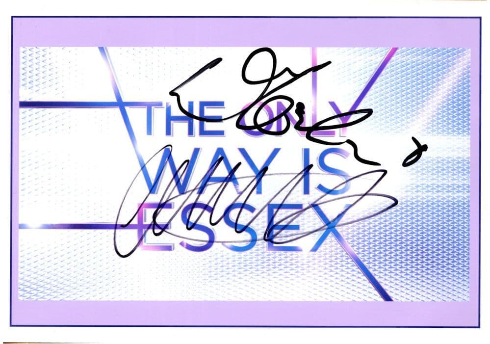 The Only Way Is Essex 7x5 Unidentified Hand Signed Photo