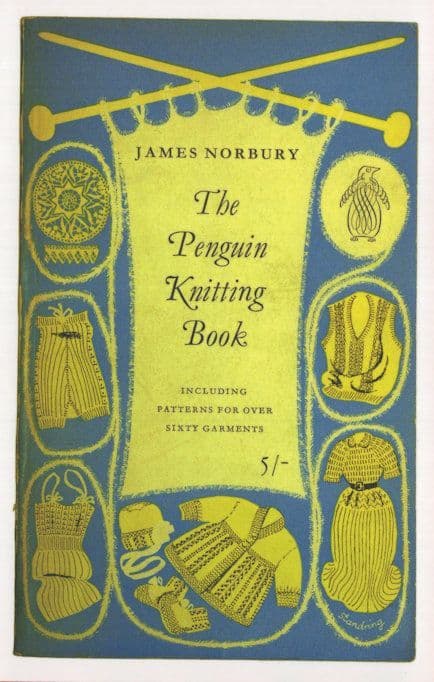 The Penguin Knitting Book James Norbury Postcard