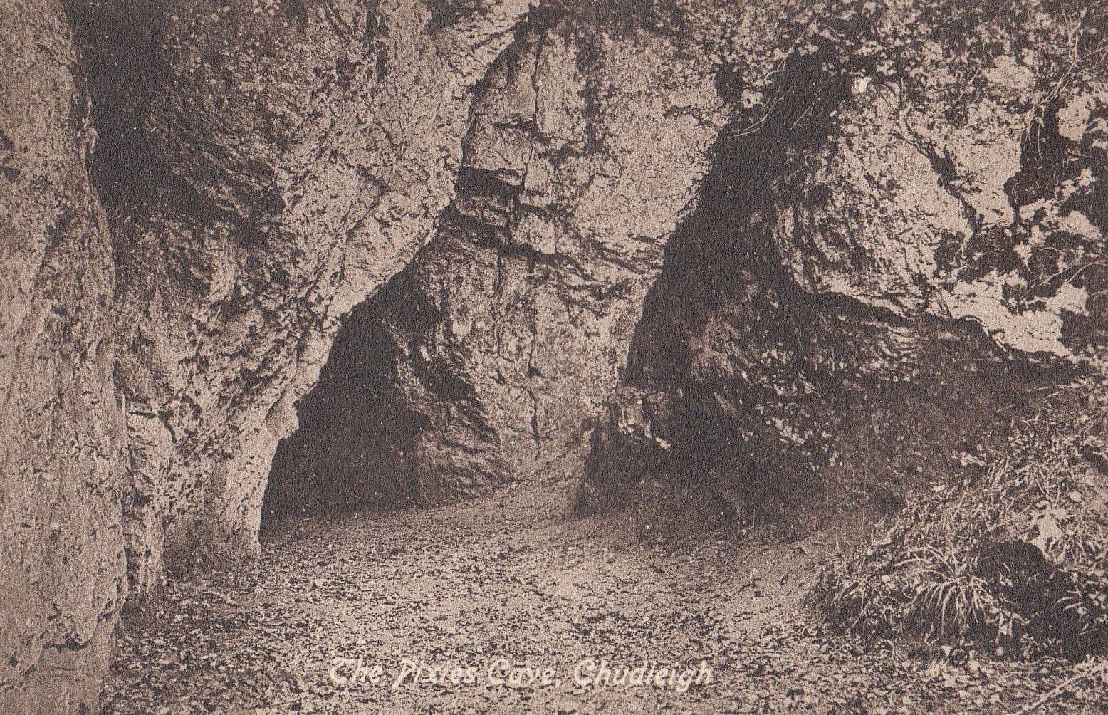 The Pixies Fairy Fairies Cave Chudleigh Devon Mythology Antique Postcard