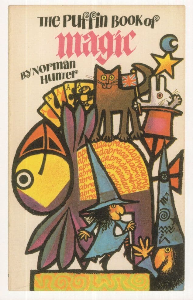 The Puffin Book Of Magic Norman Hunter 1968 Book Postcard