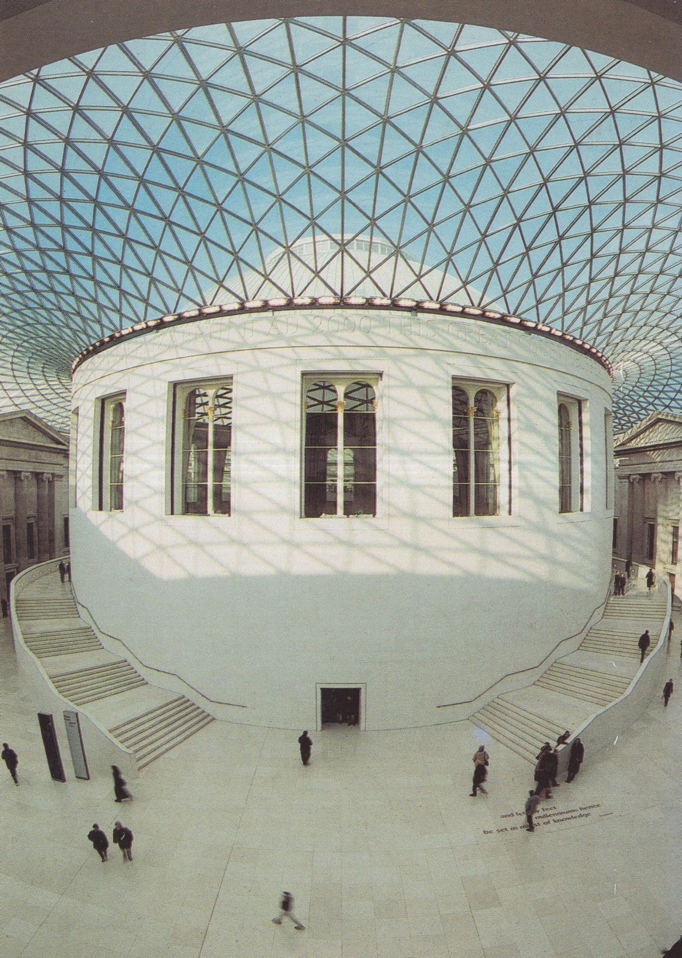 The Queen Elizabeth Great Court London Museum Postcard