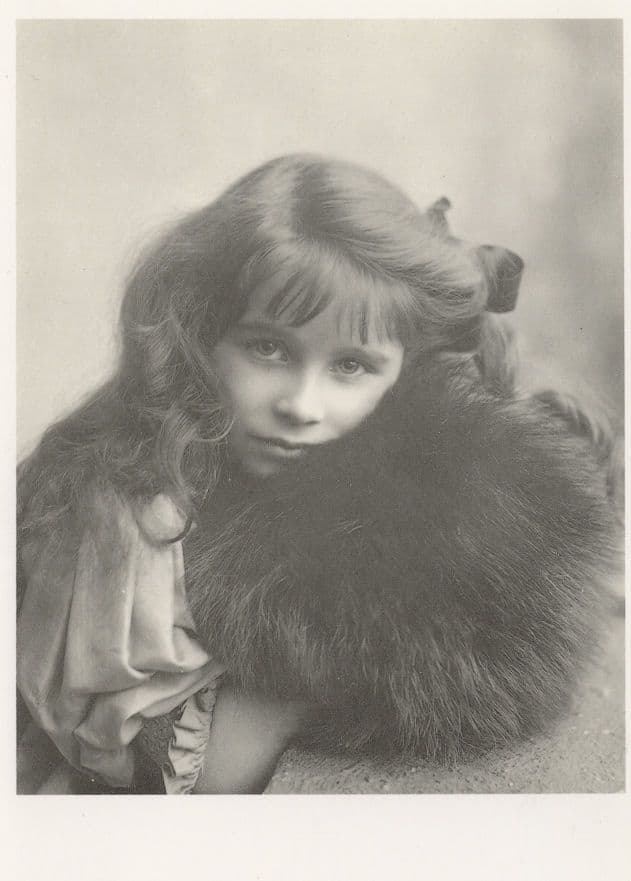 The Queen Mother in 1907 National Portrait Gallery Postcard