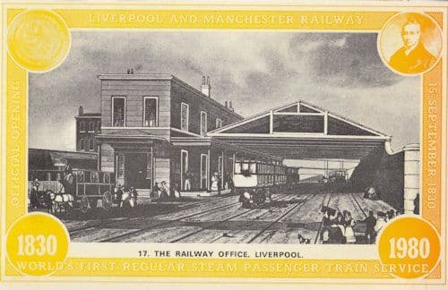 The Railway Ticket Office Liverpool Train Station Postcard