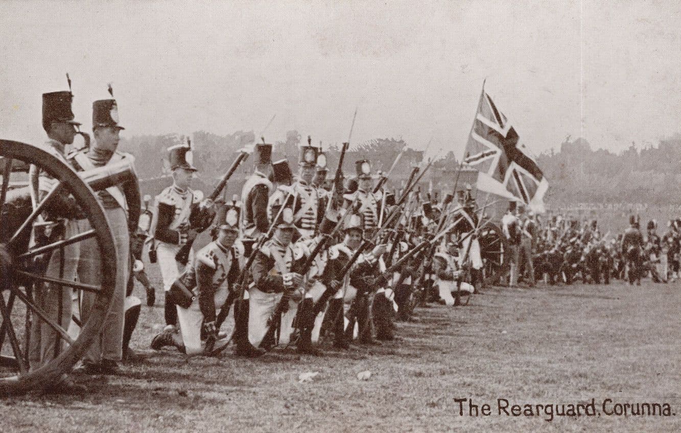 The Rearguard Corunna Gale & Polden Aldershot Military Postcard
