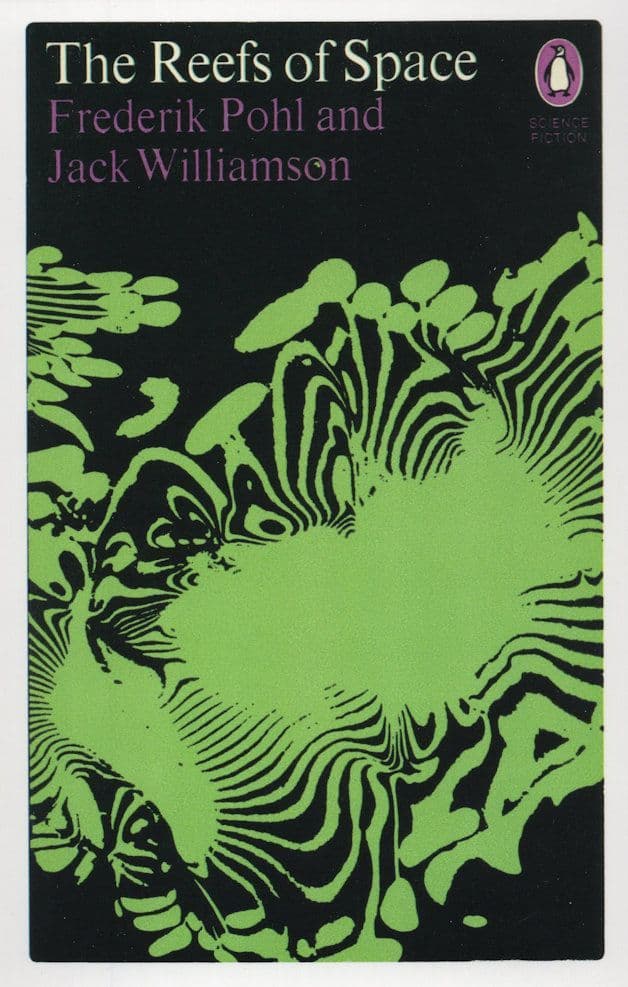 The Reefs Of Space Frederik Pohl 1969 Sci Fi Book Postcard