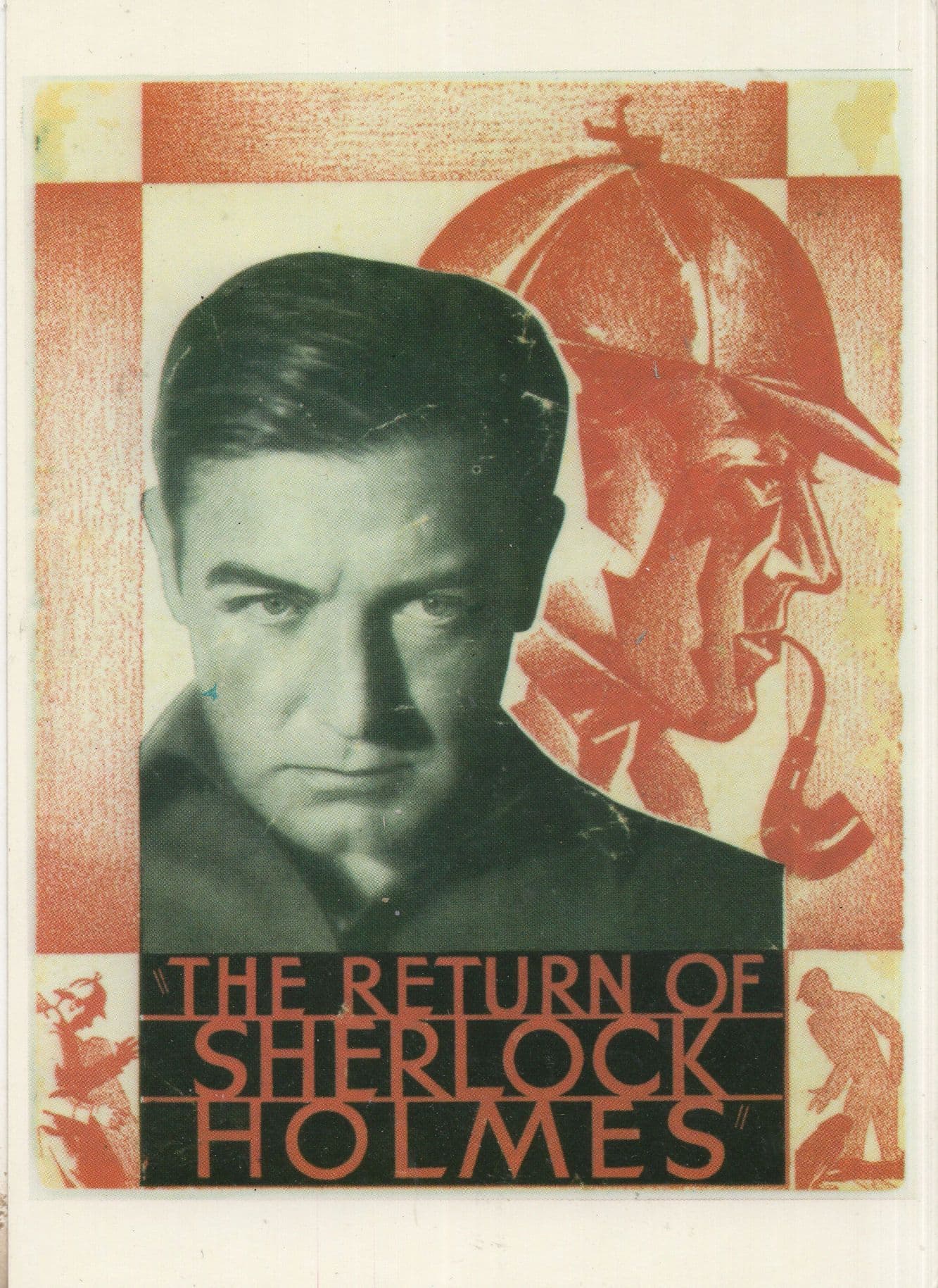 The Return Of Sherlock Holmes 1929 Rare Film Postcard