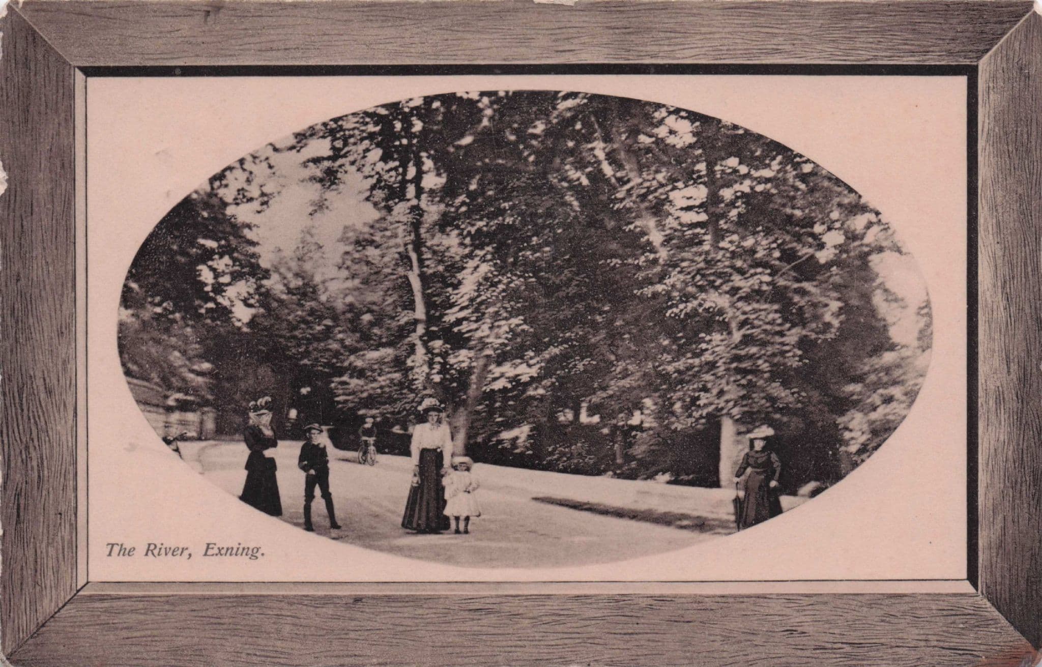 The River Exning Suffolk Village Antique Postcard