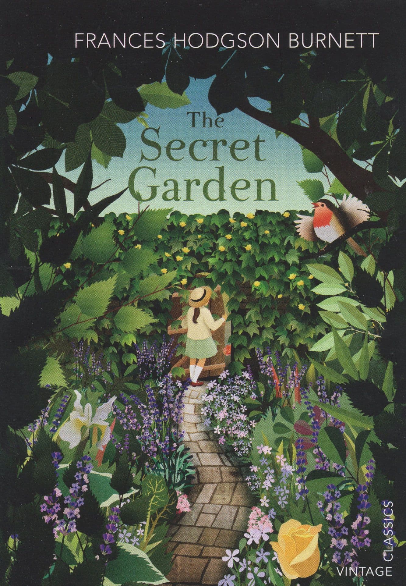 The Secret Garden Frances Hodgson Burnett Rare Book Postcard