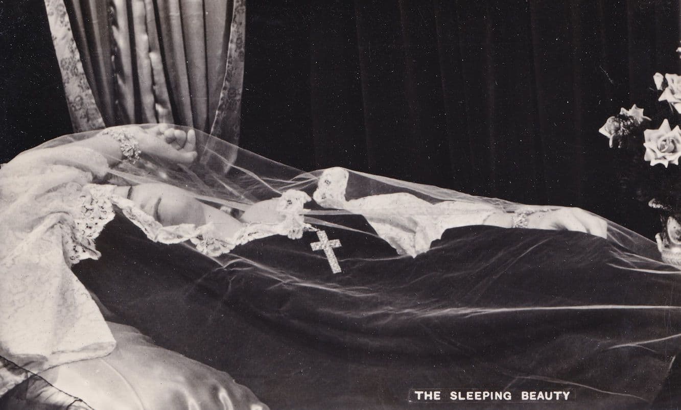 The Sleeping Beauty Madame Tussauds Oldest Waxwork Postcard