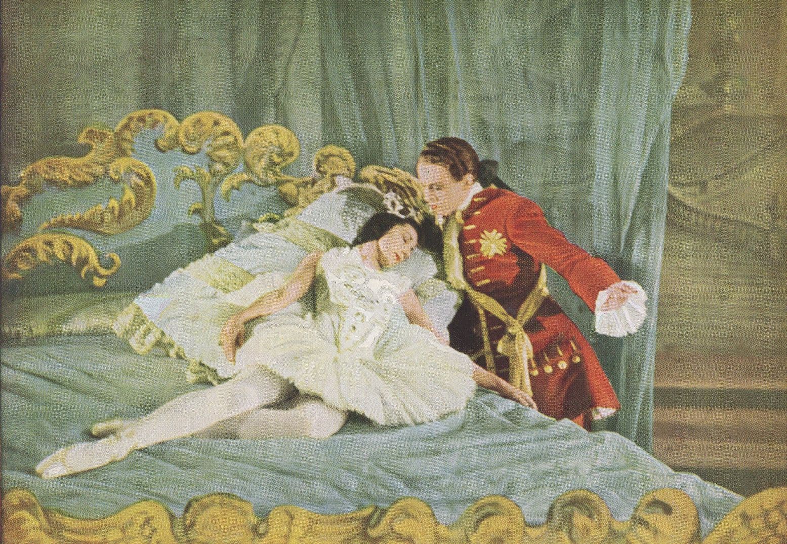The Sleeping Beauty  Margot Fonteyn Ballet Painting Postcard