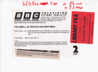 The Smell Of Reeves & Mortimer BBC TV Show Rare Press Photo