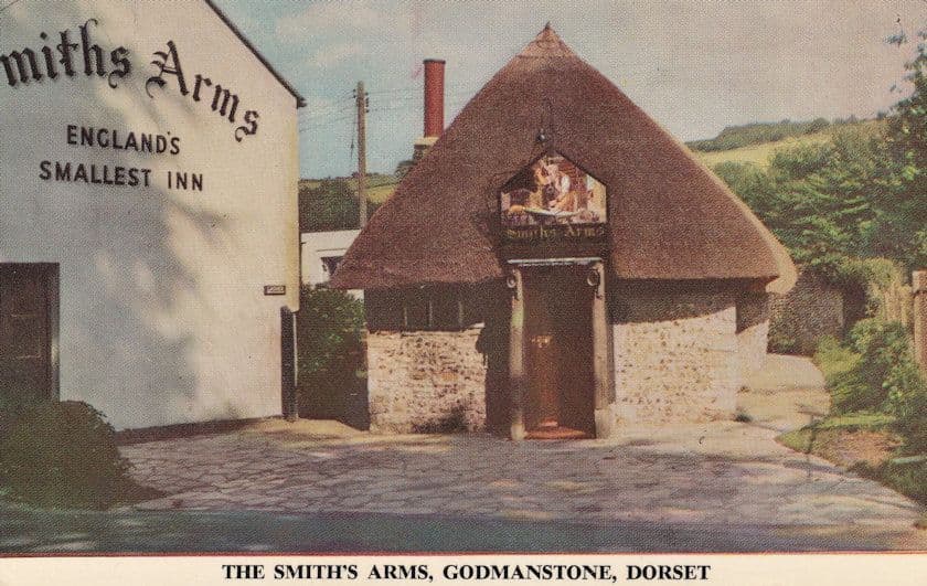 The Smiths Arms Godmanstone Dorset Postcard