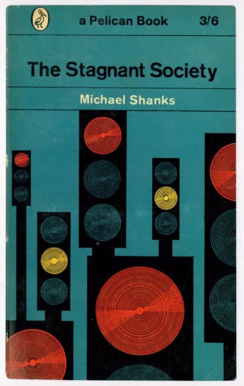 The Stagnant Society Michael Shanks 1961 Book Postcard